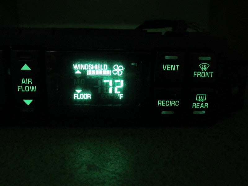 16202304 97-05 BUICK PARK AVE AC DIGITAL CLIMATE TEMPERATURE CONTROL R