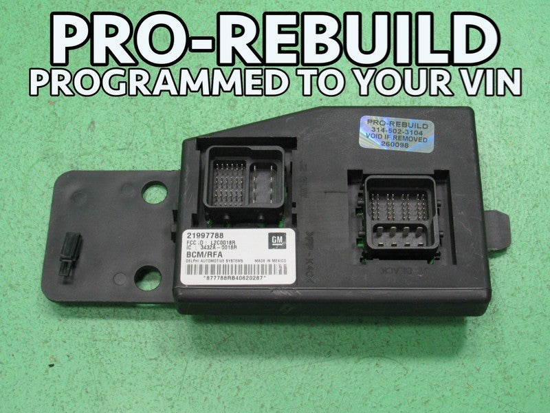 04 COLORADO CANYON BCM BODY CONTROL MODULE VIN AND MILEAGE PROGRAMMED 