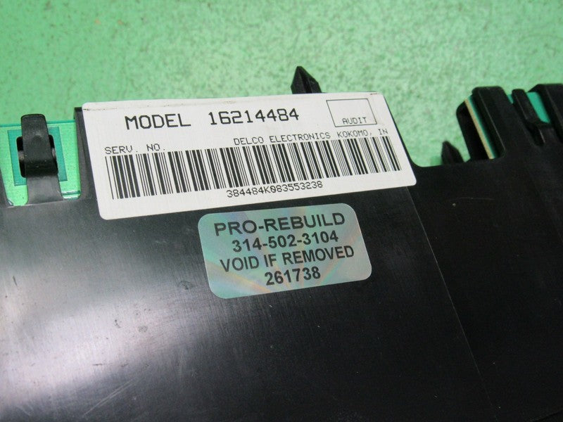 16214484 95-99 LESABRE 95-96 PARK AVE AC DIGITAL CLIMATE TEMP CONTROL 