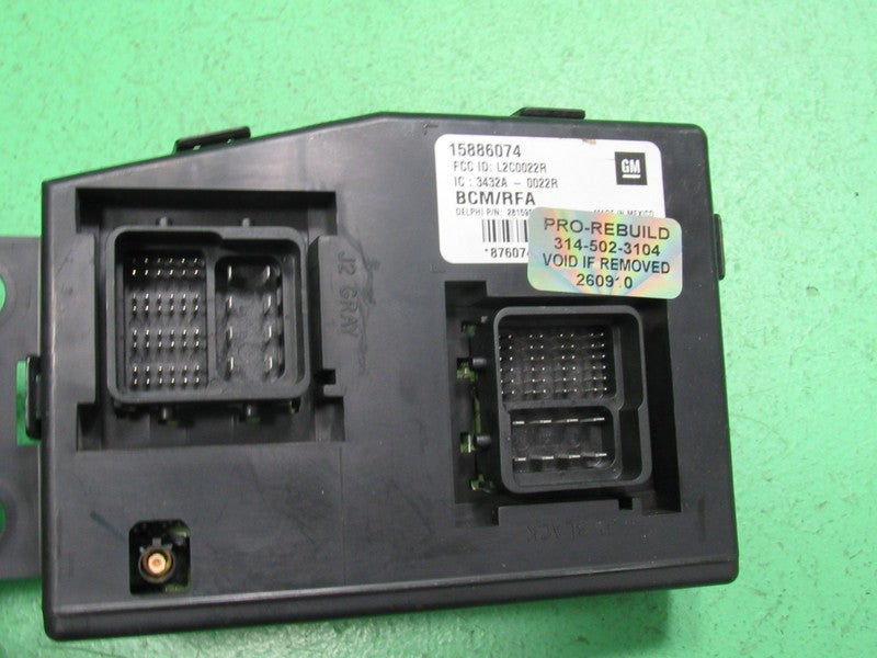 10 COLORADO BCM BODY CONTROL MODULE VIN AND MILEAGE PROGRAMMED 0910