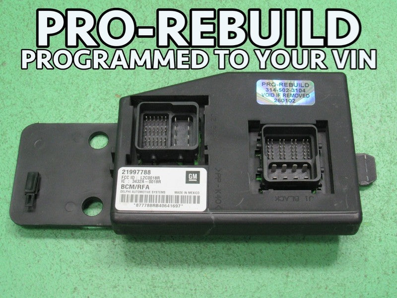 04 COLORADO CANYON BCM BODY CONTROL MODULE VIN AND MILEAGE PROGRAMMED 