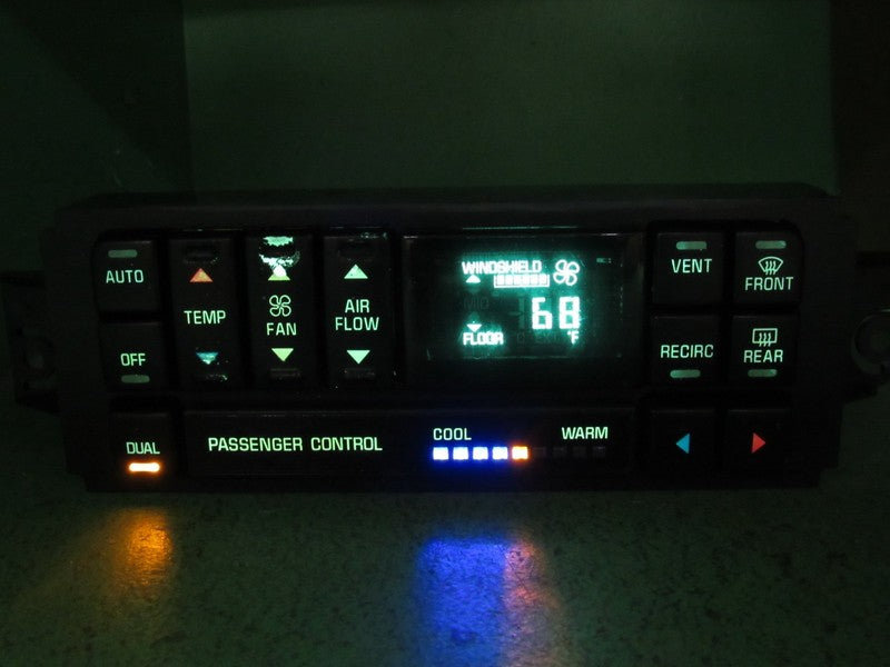 10435588 97-05 REGAL CENTURY A/C DIGITAL CLIMATE TEMP CONTROL REBUILT 