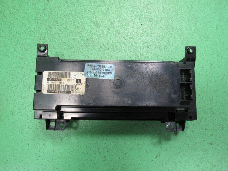 99-01 JEEP GRAND CHEROKEE A/C AUTO DIGITAL CLIMATE TEMP CONTROL REBUIL