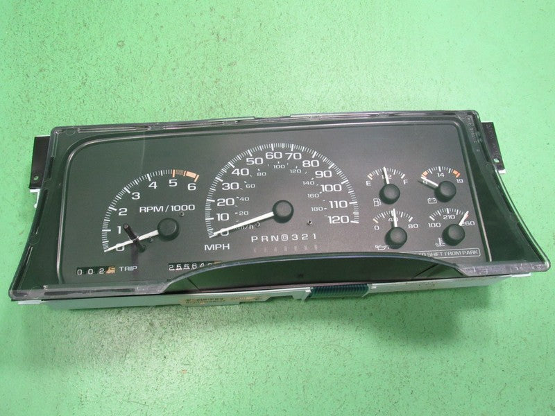99-00 ESCALADE TAHOE YUKON INSTRUMENT GAUGE CLUSTER SPEEDO TACH 255K R