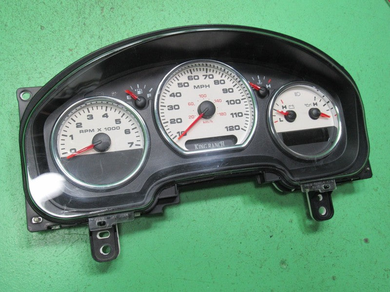 04-05 F150 KING RANCH INSTRUMENT GAUGE CLUSTER GAUGES SPEEDO TACH 228K