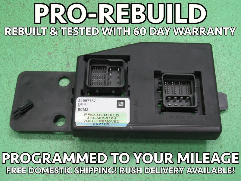 04 COLORADO CANYON BCM BODY CONTROL MODULE VIN AND MILEAGE PROGRAMMED 
