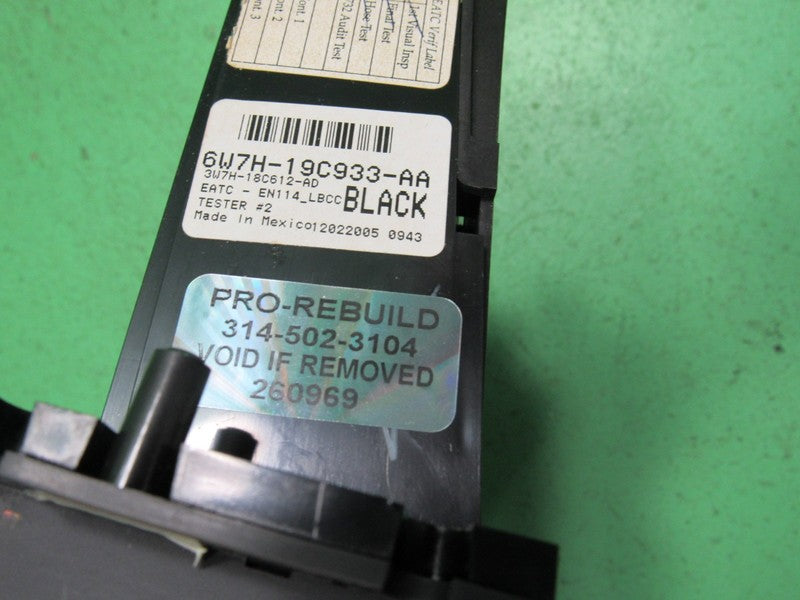 03-11 CROWN VIC EATC AUTOMATIC CLIMATE HEATER CONTROL 6W7H-19C933-AA R