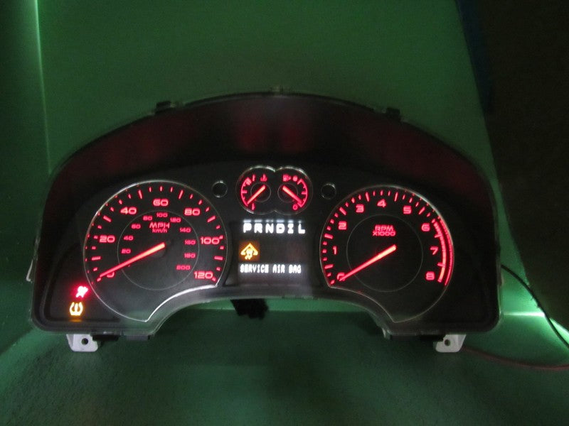 07-09 PONTIAC TORRENT INSTRUMENT GAUGE CLUSTER SPEEDOMETER TACH MILEAG