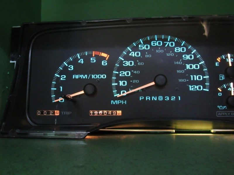 99-00 ESCALADE TAHOE YUKON INSTRUMENT GAUGE CLUSTER SPEEDO TACH 196K R