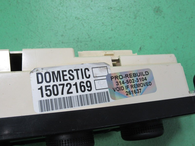 15072169 02 CADILLAC ESCALADE A/C AUTO CLIMATE TEMP CONTROL REBUILT 16