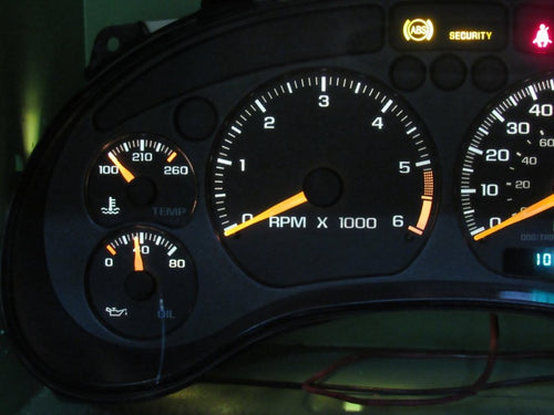 01-04 S-10 SONOMA 4.3 MT INSTRUMENT GAUGE CLUSTER SPEEDO TACH MILEAGE 