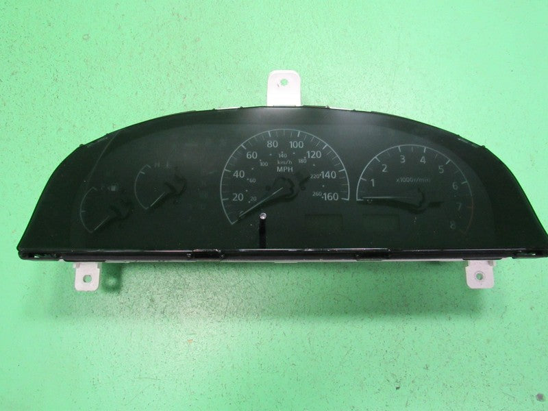 02-04 I35 BASE INSTRUMENT GAUGE CLUSTER GAUGES SPEEDO TACH 155k TESTED