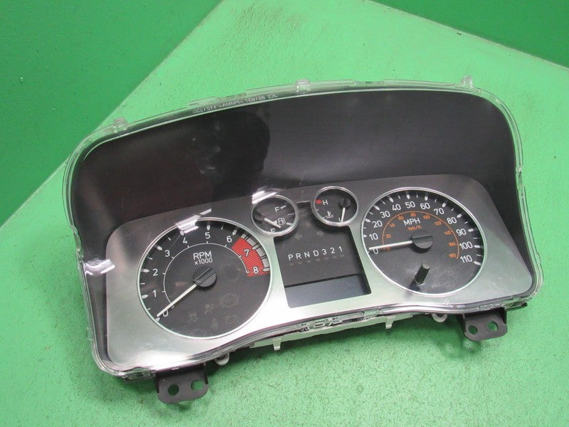 07 HUMMER H3 INSTRUMENT GAUGE CLUSTER SPEEDOMETER TACH 15821163 PLUG A