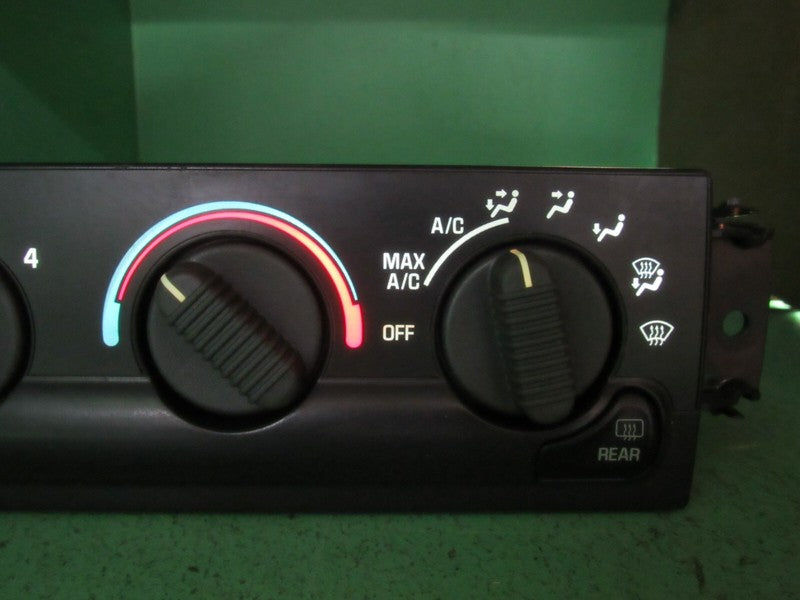 15098966 99-05 S10 BLAZER ENVOY C60 A/C MANUAL CLIMATE TEMP CONTROL RE