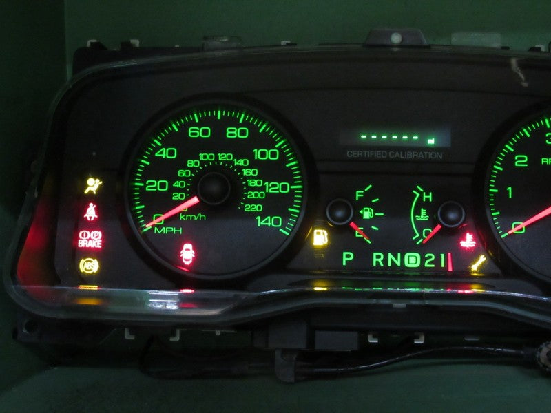 09-11 CROWN VICTORIA P71 INSTRUMENT GAUGE CLUSTER SPEEDO TACH MILEAGE 