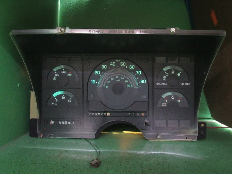 88-90 CHEVY C/K 1500 SILVERADO GMC INSTRUMENT GAUGE CLUSTER SPEEDO REB