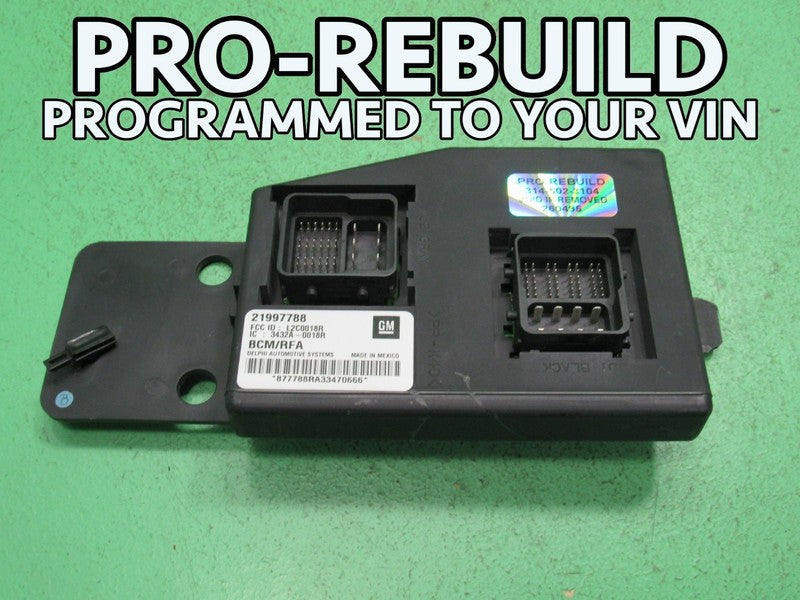 04 COLORADO CANYON BCM BODY CONTROL MODULE VIN AND MILEAGE PROGRAMMED 