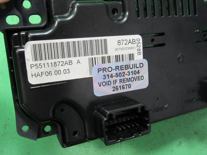 55111872AB 08-10 300 CHARGER MAGNUM HEATER A/C CLIMATE TEMP CONTROL RE