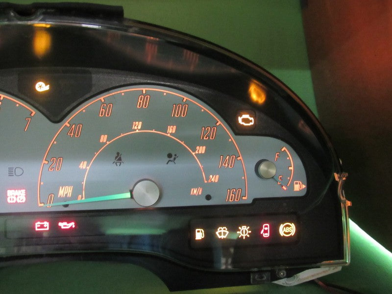 02 FORD THUNDERBIRD INSTRUMENT GAUGE CLUSTER SPEEDOMETER TACH 57k REBU