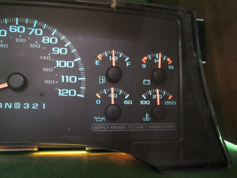 99-00 ESCALADE TAHOE YUKON INSTRUMENT GAUGE CLUSTER SPEEDO TACH 288K R