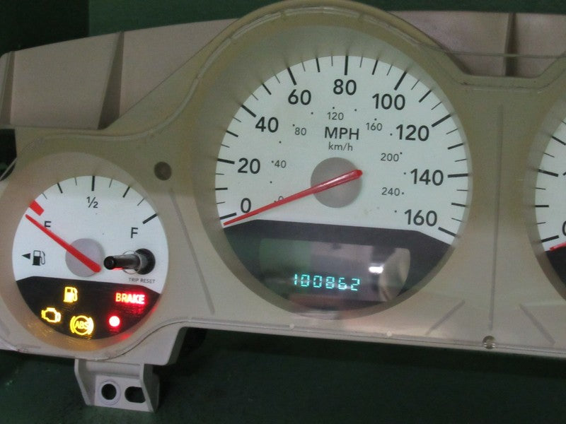 06 MAGNUM CHARGER 160MPH INSTRUMENT GAUGE CLUSTER SPEEDO TACH MILEAGE 