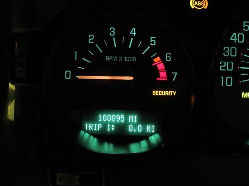 00-01 BUICK LESABRE INSTRUMENT GAUGE CLUSTER GAUGES SPEEDO TACH MILEAG