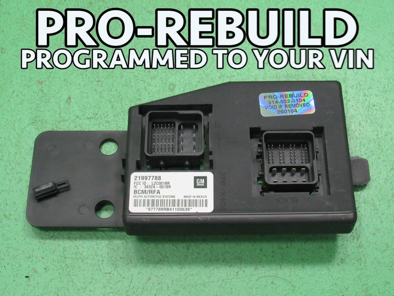 04 COLORADO CANYON BCM BODY CONTROL MODULE VIN AND MILEAGE PROGRAMMED 