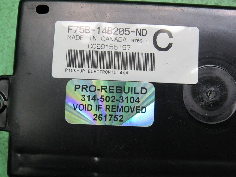 97 FORD F150 F250 4x4 4WD BCM GEM MULTIFUNCTION MODULE F75B-14B205-ND 