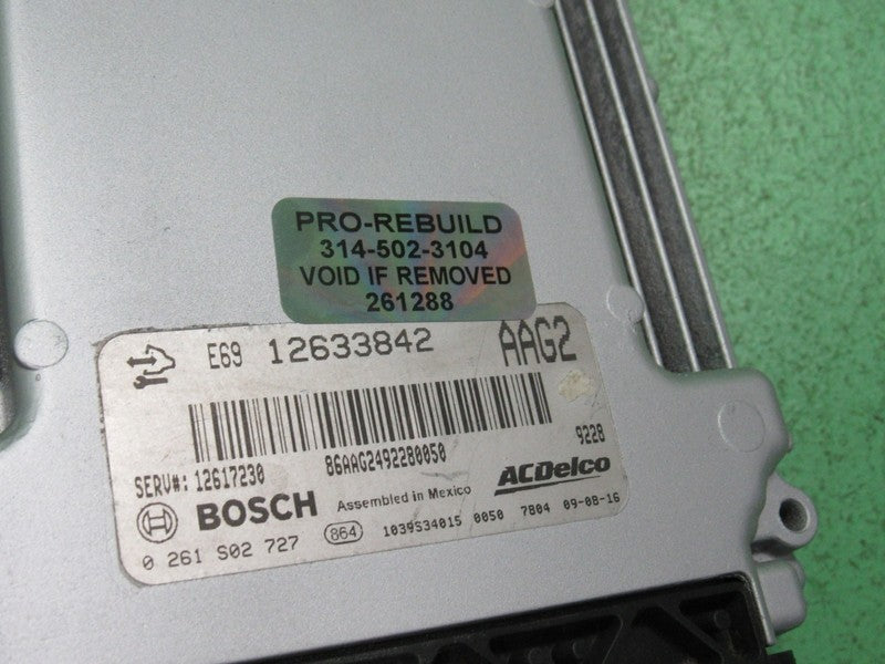 12617230 CAMARO STS CTS TRAVERSE E69 3.6L PCM ECM ECU ENGINE COMPUTER 