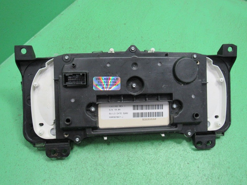 06 HUMMER H3 INSTRUMENT GAUGE CLUSTER SPEEDOMETER TACH 15224304 PLUG A
