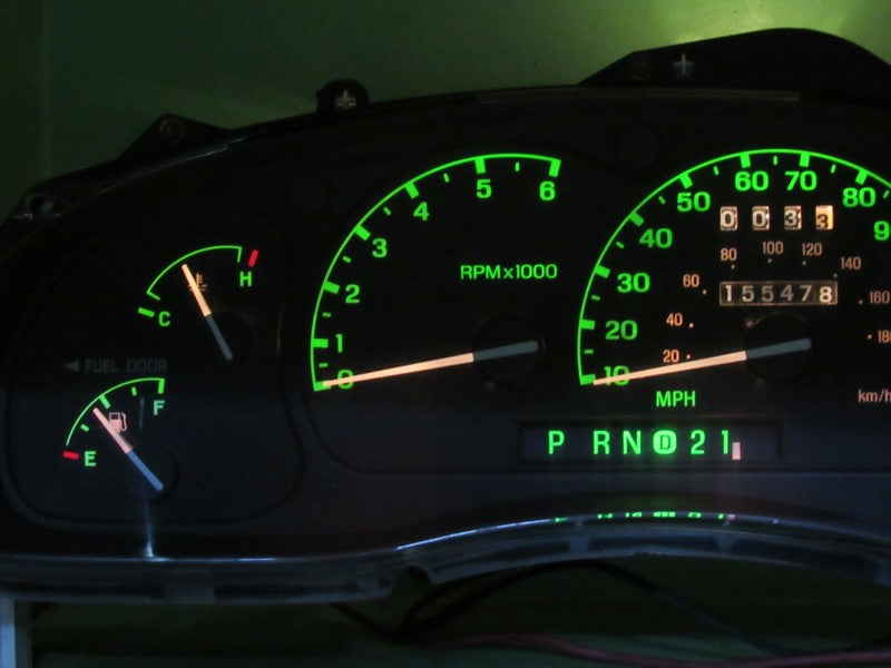 98-00 EXPLORER RANGER INSTRUMENT GAUGE CLUSTER SPEEDOMETER TACH 155K R