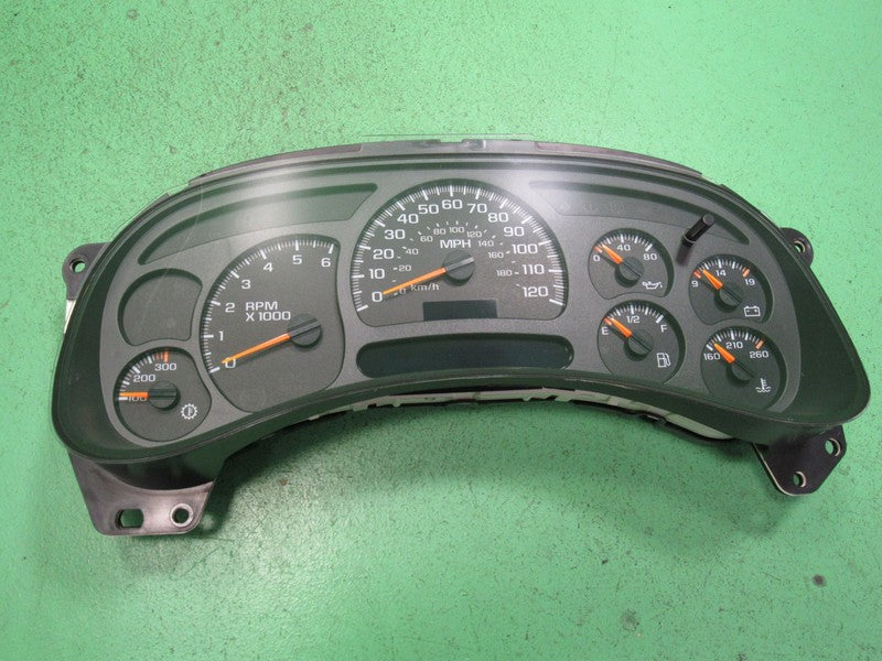 05 SILVERADO SIERRA YUKON INSTRUMENT GAUGE CLUSTER MILEAGE PROG REBUIL