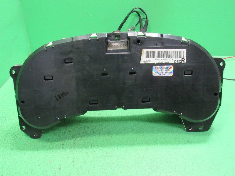 03-04 SILVERADO SIERRA TAHOE INSTRUMENT GAUGE CLUSTER MILEAGE PROG REB