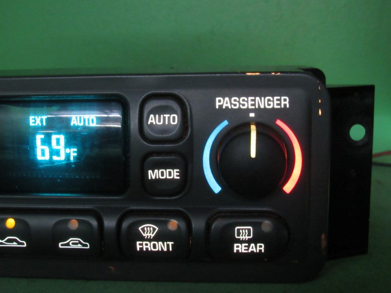 16204571 97 CORVETTE C5 AC DIGITAL CLIMATE TEMP HEATER CONTROL REBUILT