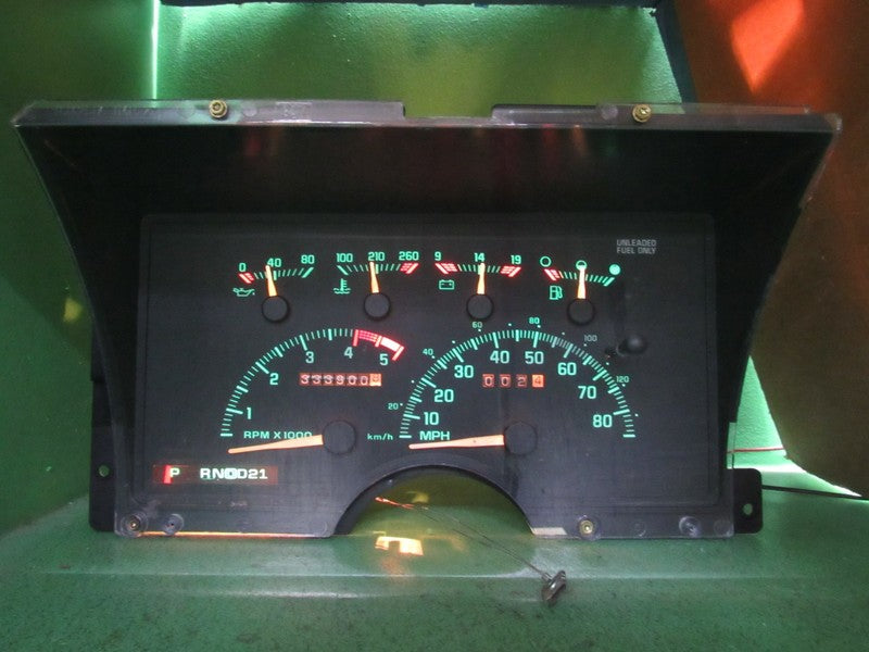 94 C/K TRUCK SUBURBAN INSTRUMENT GAUGE CLUSTER SPEEDO TACH 333k REBUIL
