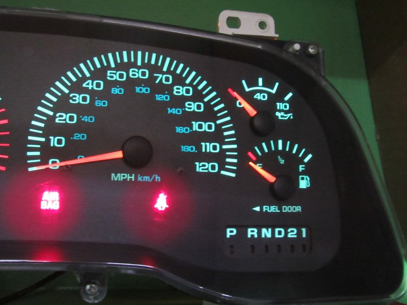 02 DODGE RAM CUMMINS DIESEL INSTRUMENT GAUGE CLUSTER SPEEDO TACH 305K 