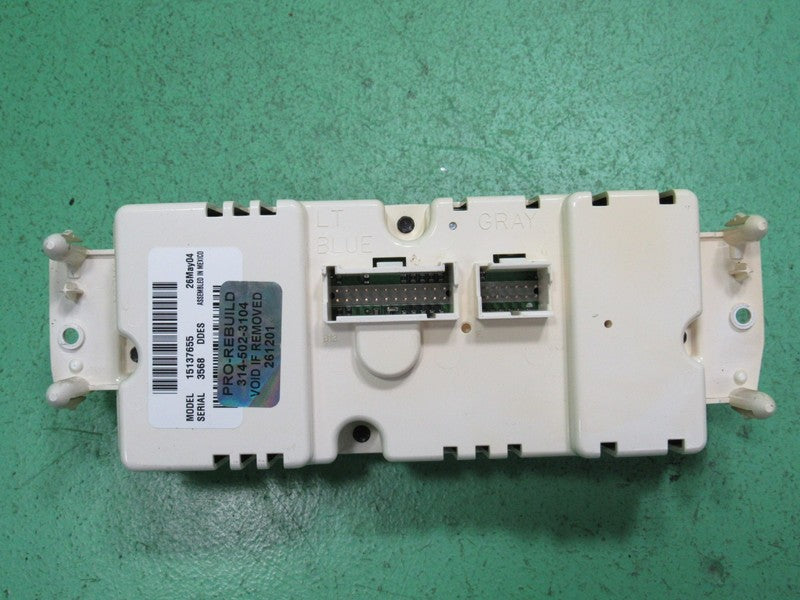 15137655 TAHOE ESCALADE SILVERADO AC DIGITAL CLIMATE TEMP CONTROL LED 