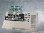 89661-42642 01-03 TOYOTA RAV4 MT ECU ECM PCM ENGINE COMPUTER CONTROL R
