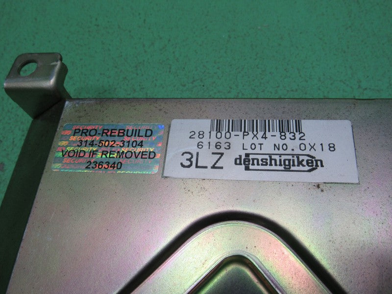28100-PX4-832 91 HONDA ACCORD EX TCU TCM TRANSMISSION CONTROL UNIT REB