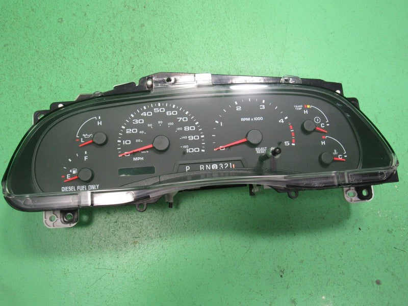 04 F250 F350 DIESEL INSTRUMENT GAUGE CLUSTER GAUGES SPEEDO TACH 241K T