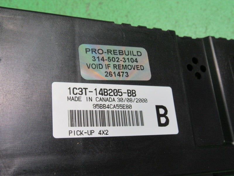 01 F250 F350 SUPER DUTY BCM GEM MULTIFUNCTION MODULE 1C3T-14B205-BB RE
