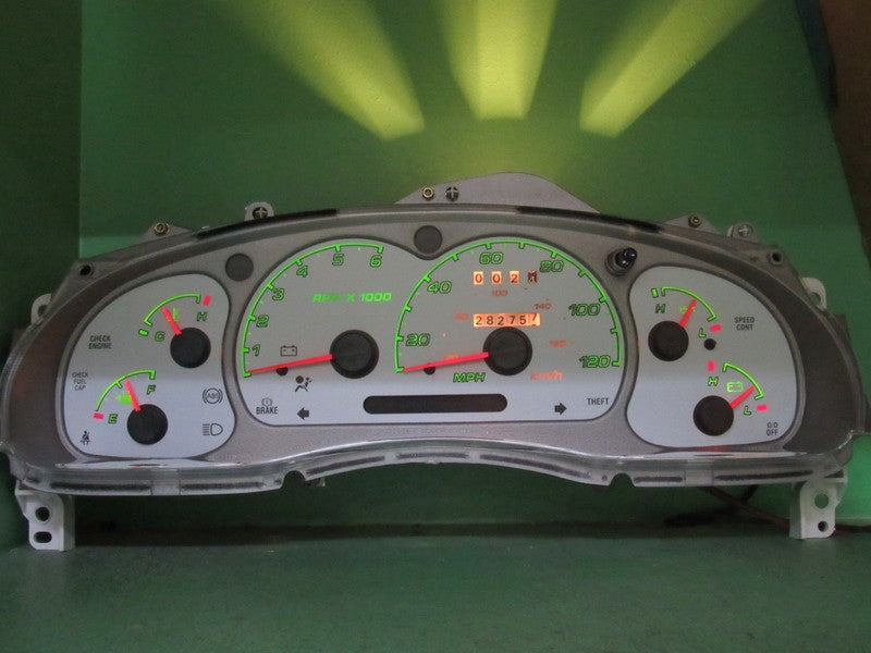 01-03 EXPLORER SPORT TRAC INSTRUMENT GAUGE CLUSTER SPEEDO TACH 282k TE