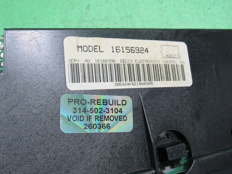 16156924 91-94 BUICK PARK AVE LESABRE AC DIGITAL CLIMATE TEMP CONTROL 