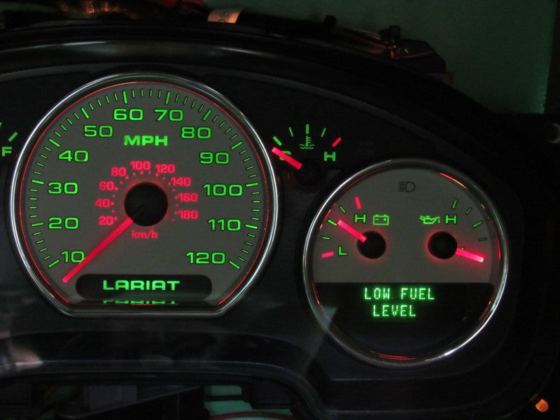 06 F150 LARIAT INSTRUMENT GAUGE CLUSTER GAUGES SPEEDO TACH MILEAGE PRO