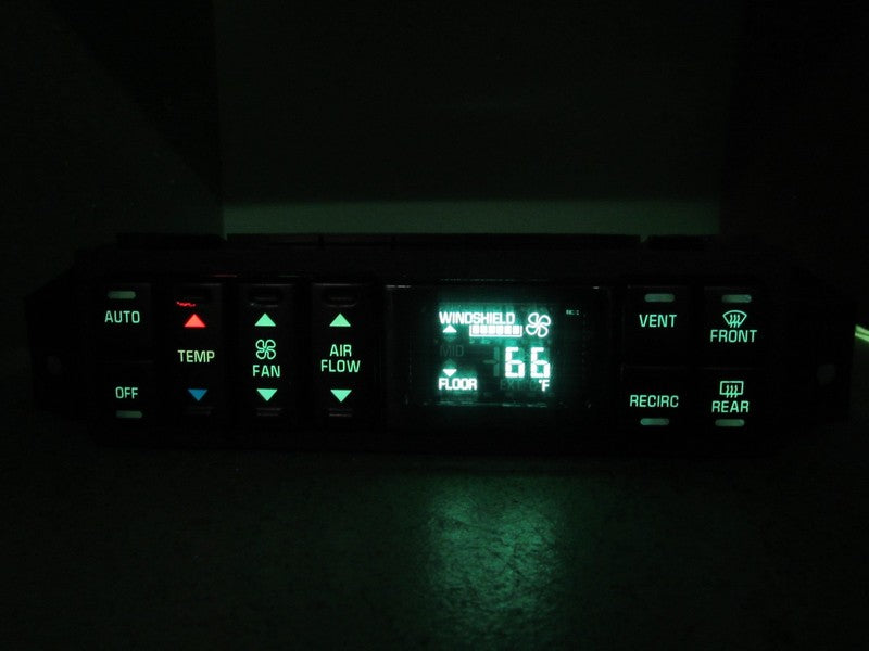 16202304 97-05 BUICK PARK AVE AC DIGITAL CLIMATE TEMPERATURE CONTROL R
