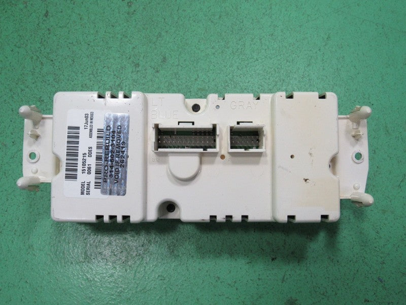 15105215 TAHOE ESCALADE SILVERADO AC DIGITAL CLIMATE TEMP CONTROL LED 