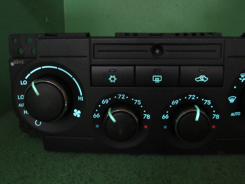 55111030AG 05-07 300 CHARGER MAGNUM HEATER A/C CLIMATE TEMP CONTROL RE