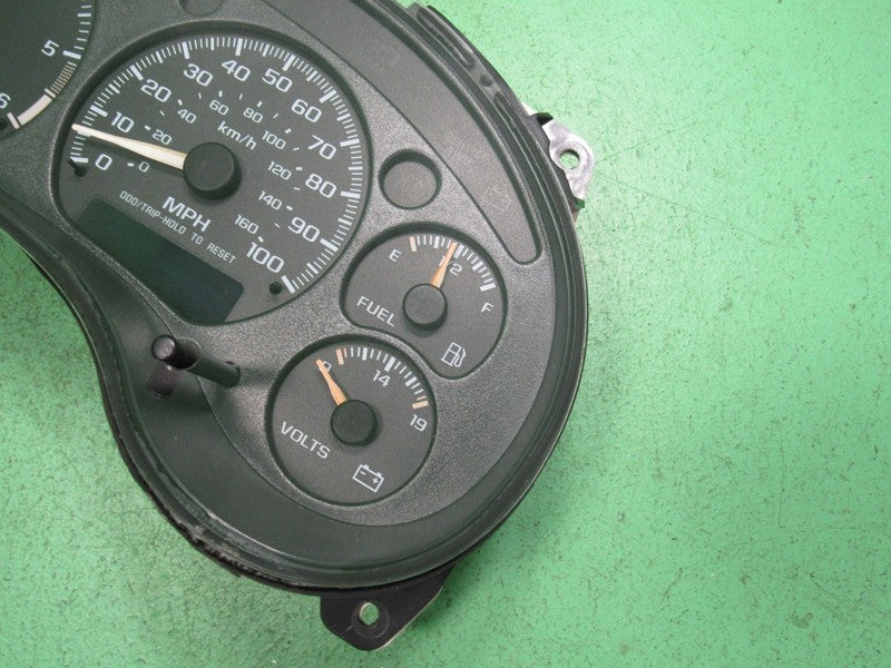 01-04 BLAZER S-10 SONOMA INSTRUMENT GAUGE CLUSTER SPEEDO TACH MILEAGE 