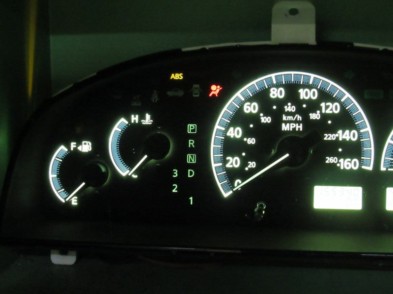 02-04 I35 BASE INSTRUMENT GAUGE CLUSTER GAUGES SPEEDO TACH 155k TESTED