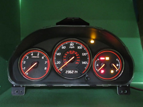 03-05 CIVIC EX 2 DOOR MT INSTRUMENT GAUGE CLUSTER SPEEDO TACH 236K TES